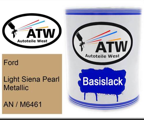 Ford, Light Siena Pearl Metallic, AN / M6461: 1L Lackdose, von ATW Autoteile West.